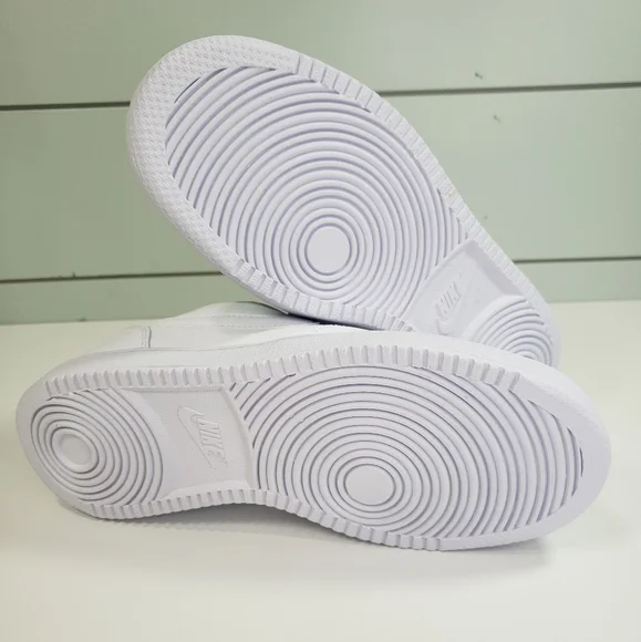 Nike Ebernon Low Triple White AQ1779-100 Trainer Sneakers Shoes Women's 7.5 - Picture 9 of 10